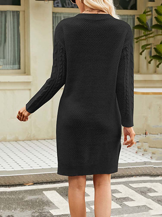 WW - Schwarzes Strickkleid