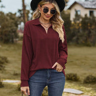 WW - Damen Freizeitpullover mit Kragen