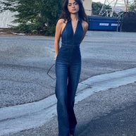 WW | Denim Overall mit Neckholder