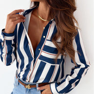 WW Bluse | Aufgeräumte Damenbluse mit Satindruck