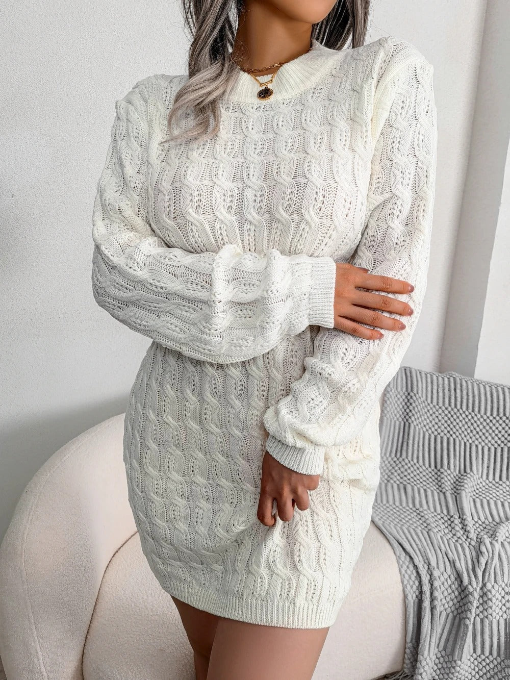 WW | Strickkleid Für Frauen