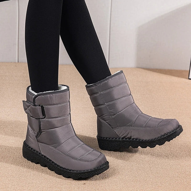 W&W Dicker Plüsch Winter Stiefel