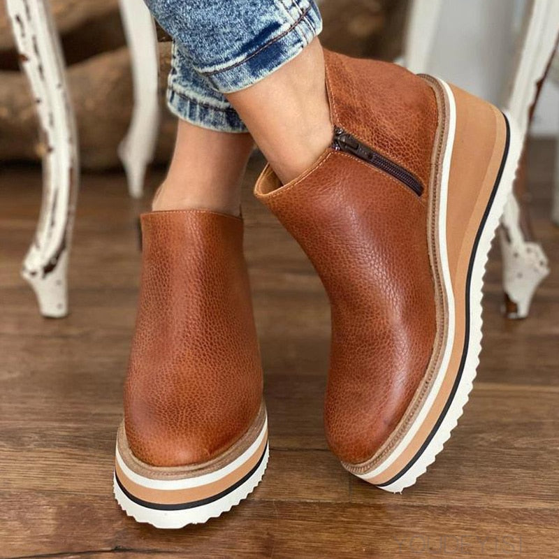 WW | Plateau-Stiefeletten für Frauen