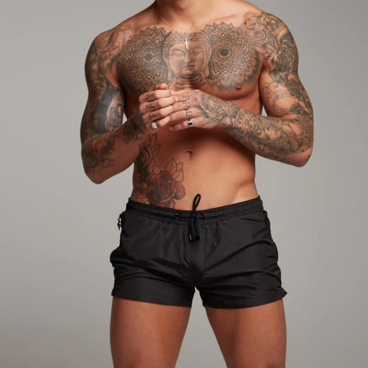 W&W Mode | Badeshorts Schnell trocknende kurze Shorts mit Stretch für Herren