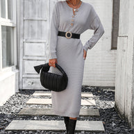 WW - Midi-Blusenkleid