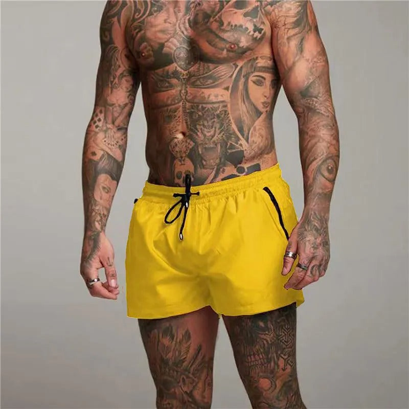 W&W Mode | Badeshorts Schnell trocknende kurze Shorts mit Stretch für Herren