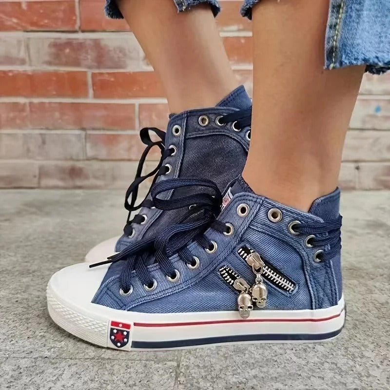 WW | Urban Sneaker Look mit Jeans und Reißverschluss