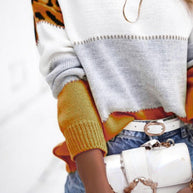 Pullover mit Leopardenmuster