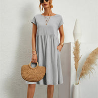 WW | Elegantes, Tailliertes Kleid mit Zeitlosem Stil für Frauen