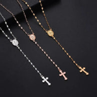 WW | Elegante Rosenkranz Kette Für Damen