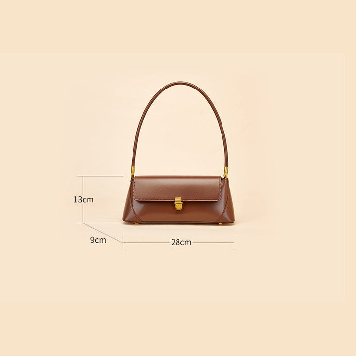 W&W Mode - Klassische Baguette-Schultertasche im Vintage-Stil
