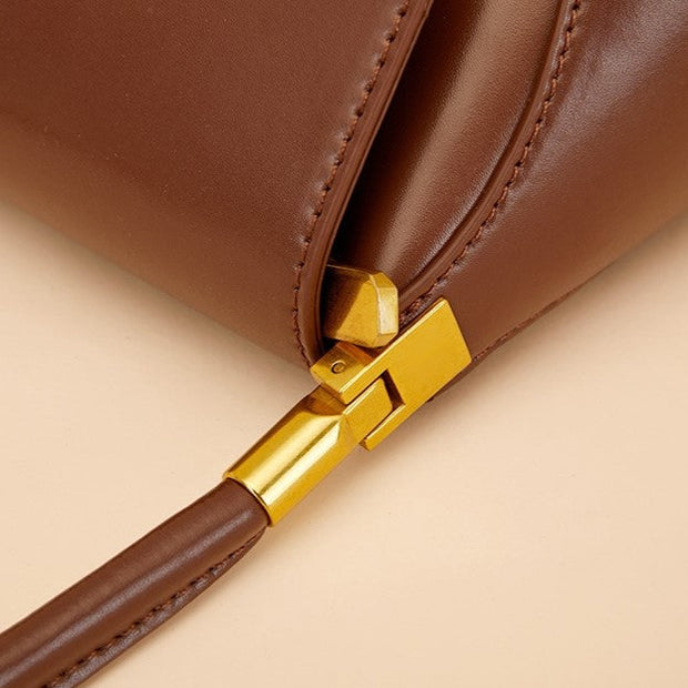 WW - Klassische Baguette-Schultertasche im Vintage-Stil