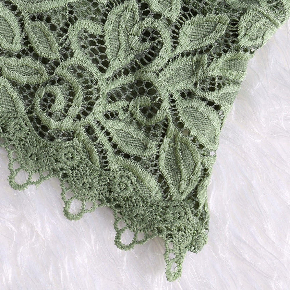 WW | Verführerisches Spitzen Bralette Crop Top