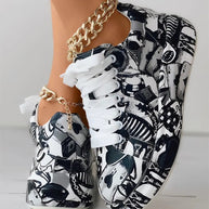 WW | Lässige Sneakers im Graffiti-Stil für Frauen