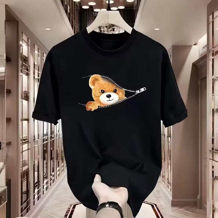 W&W Mode | Cartoon Bär T-shirt Für Frühling/sommer