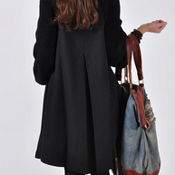 Extra große lange Jacke