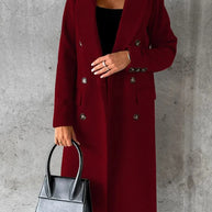 Winterjacke mit Revers für Frauen