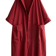 WW | Langer Wasserdichter Trenchcoat Mantel