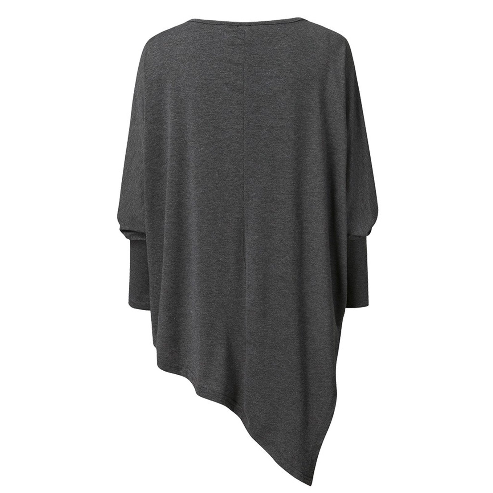 Rückendesign eines gemütlichen und stylischen grauen Pullovers