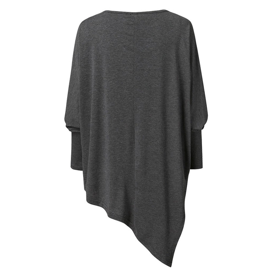 Rückendesign eines gemütlichen und stylischen grauen Pullovers