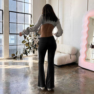 WW | Low Waist Soft Flare Hose