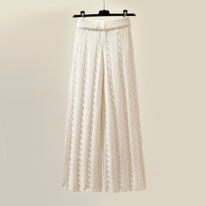 W&W Mode | Bequemes Gemütliches 3-teiliges Strickset