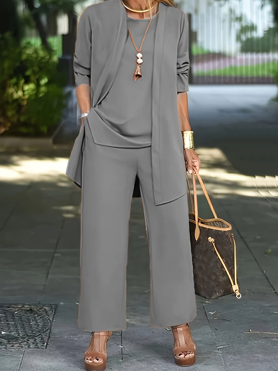 W&W Mode | Elegantes Einfaches 3-Teiliges Set