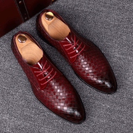 WW | Herren Schuhe Schicke Formelle Leder Schnürschuhe