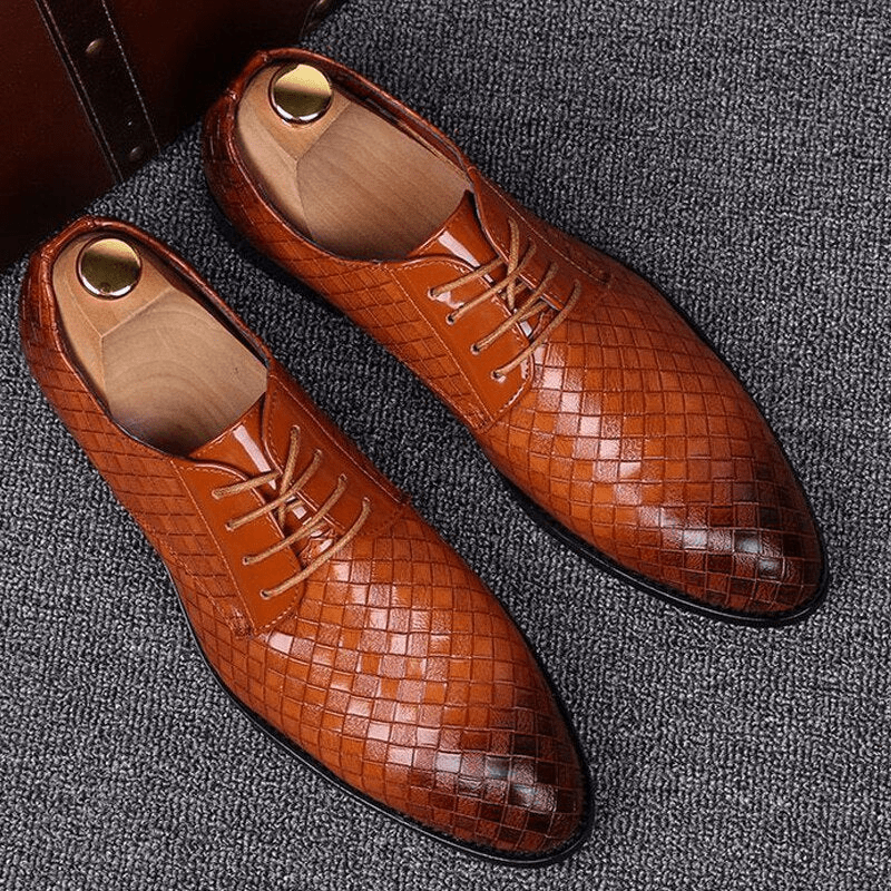 WW | Herren Schuhe Schicke Formelle Leder Schnürschuhe