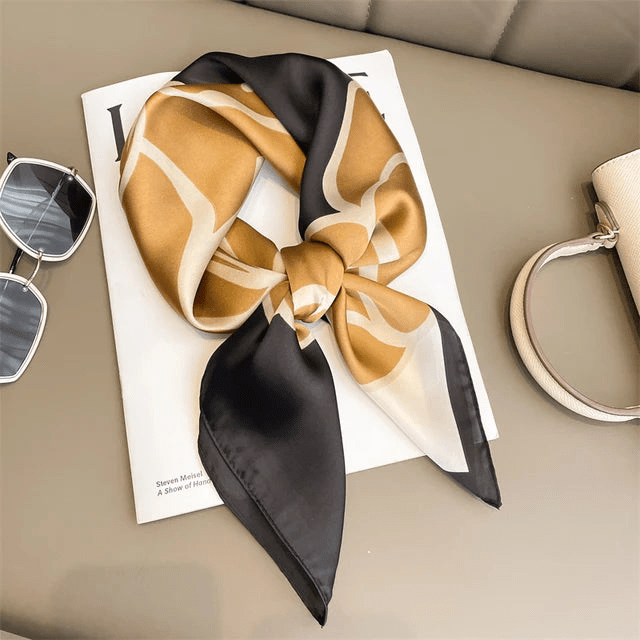 WW | Elegante Seidene Damen Schal Weicher Und Raffinierter Touch