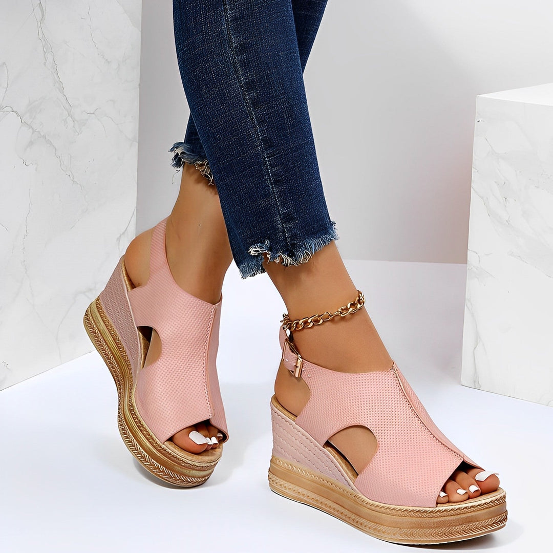 W&W Mode | Damen Plateau Keilsandaletten