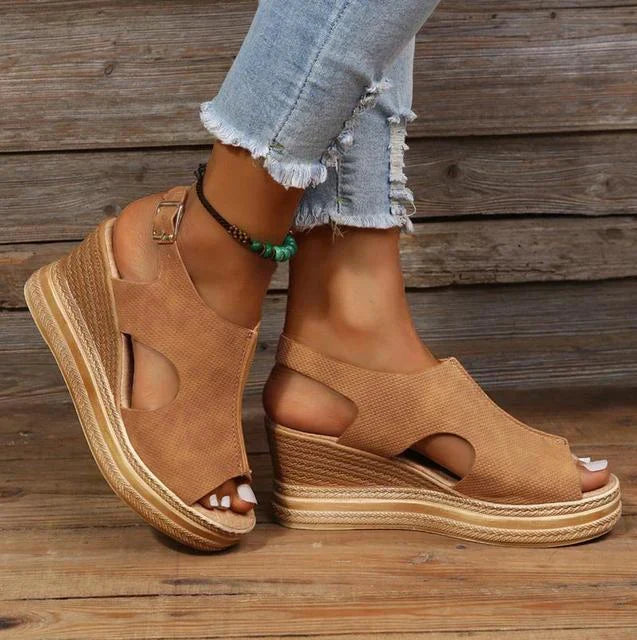 W&W Mode - Plateau-Sandalen