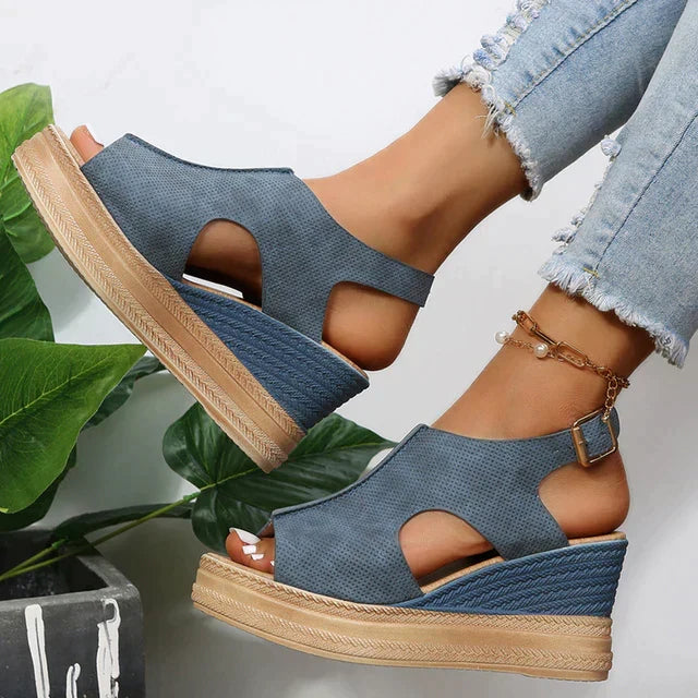 W&W Mode - Plateau-Sandalen