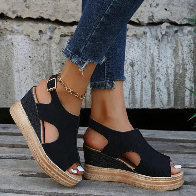 W&W Mode - Plateau-Sandalen