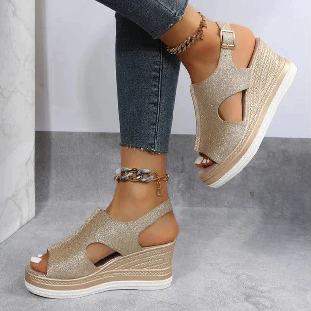 W&W Mode - Plateau-Sandalen