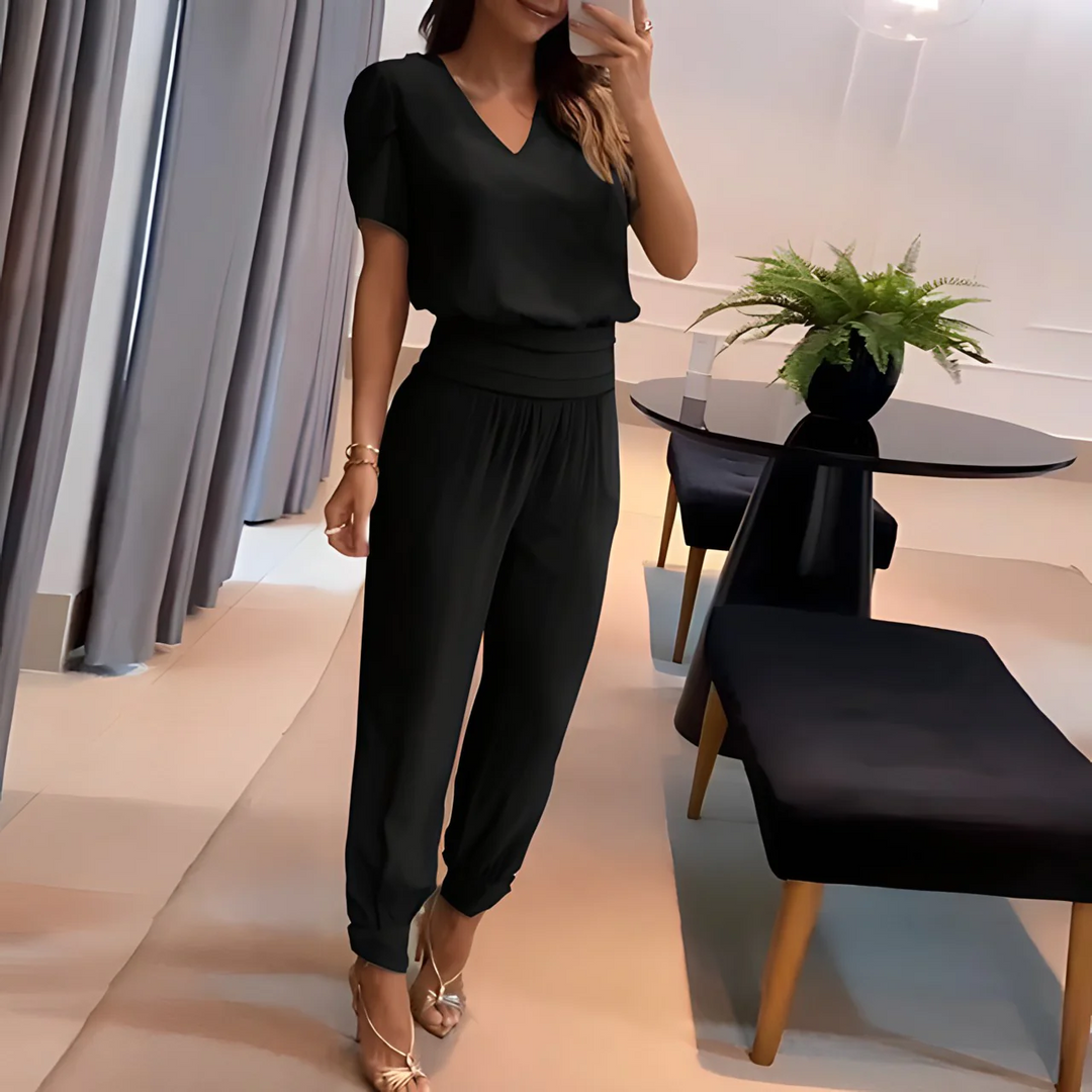 W&W Mode | Elegantes Blusen- und Hosen-Set für Damen | Stilvolles und Bequemes Outfit