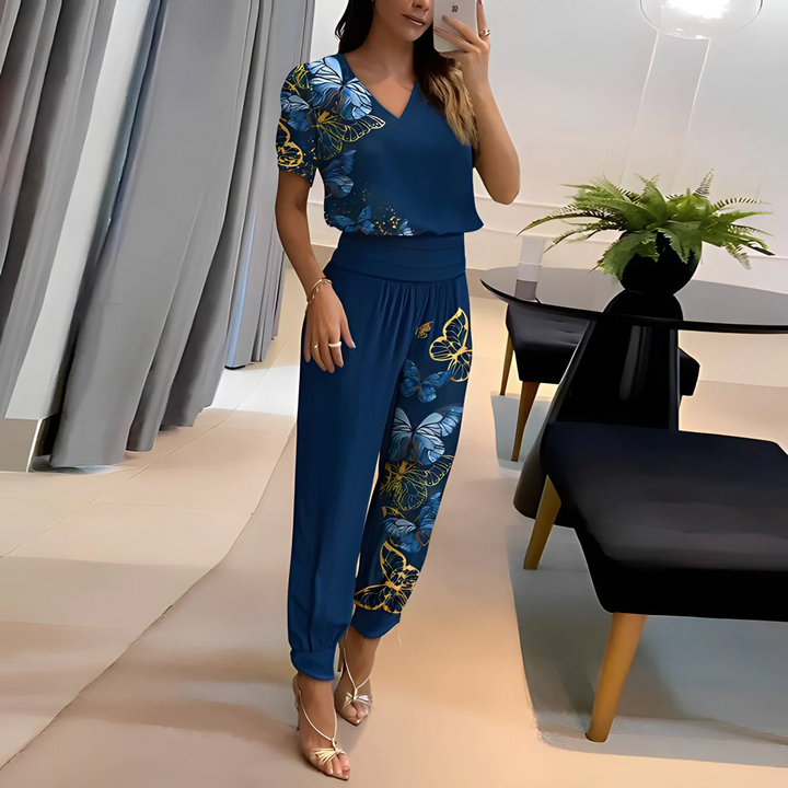 W&W Mode | Elegantes Blusen- und Hosen-Set für Damen | Stilvolles und Bequemes Outfit