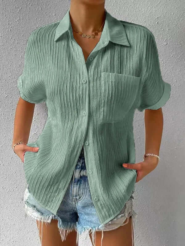 WW | Damen Freizeit Polo Shirt mit kurzen Ärmeln