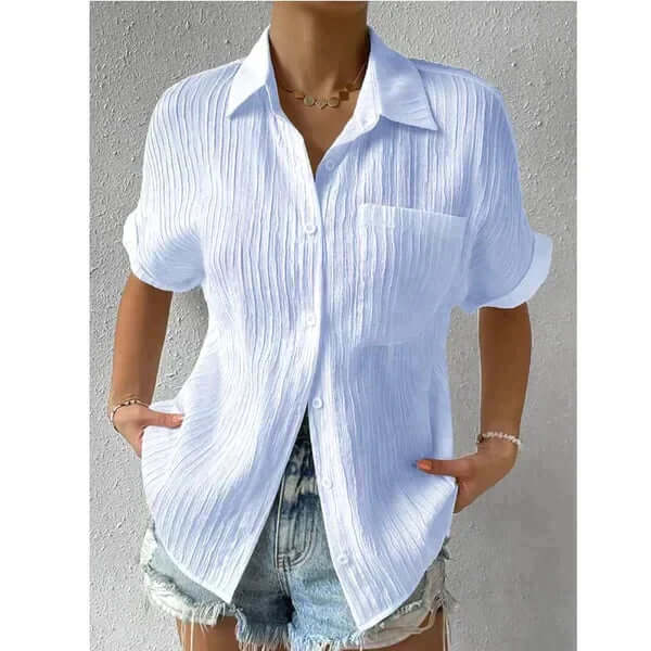 WW | Damen Freizeit Polo Shirt mit kurzen Ärmeln