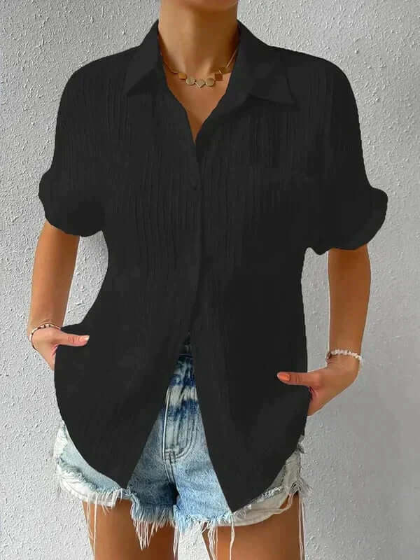 WW | Damen Freizeit Polo Shirt mit kurzen Ärmeln