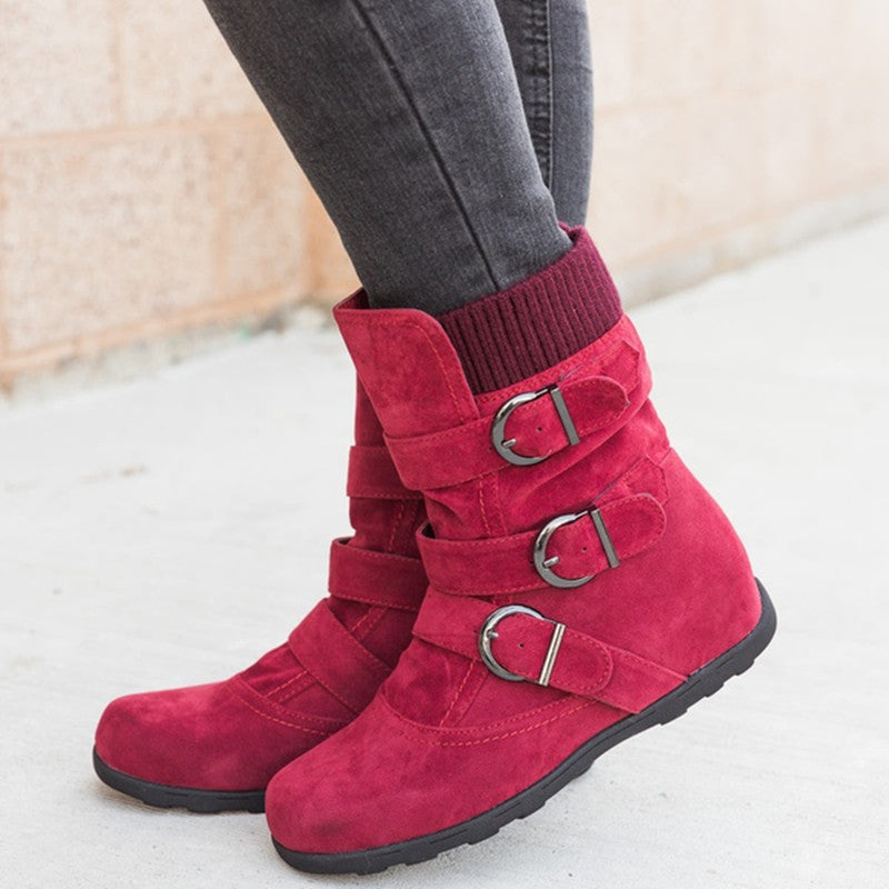 WW | Stil - Modische Winterstiefel mit Schnalle