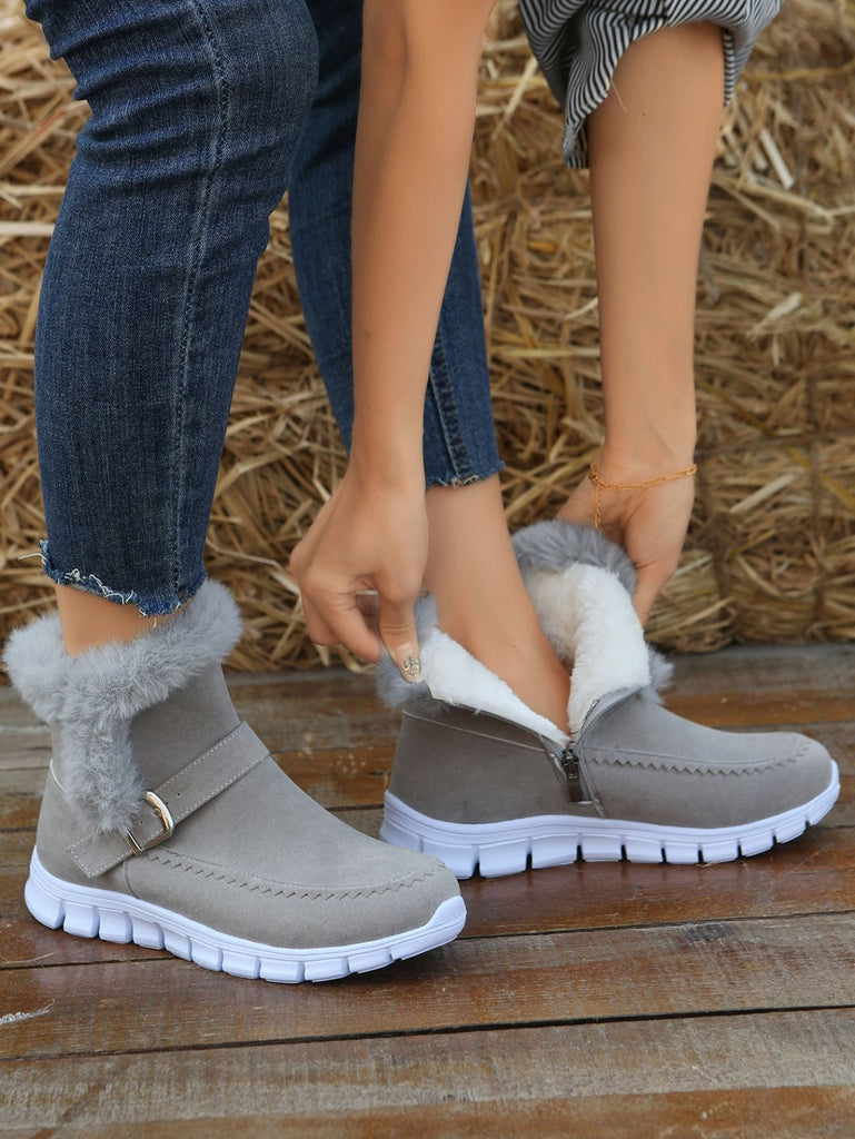 WW | Gefütterte Wildleder Boots für Damen