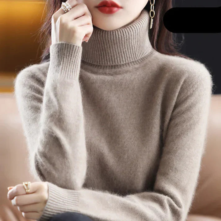 WW | Damen Kaschmir Rollkragenpullover