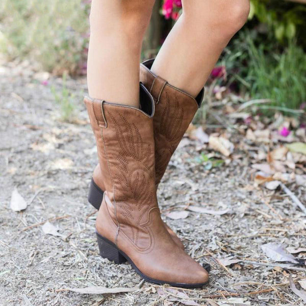 WW | Cowboy Stiefel Mit Spitzem Kopf