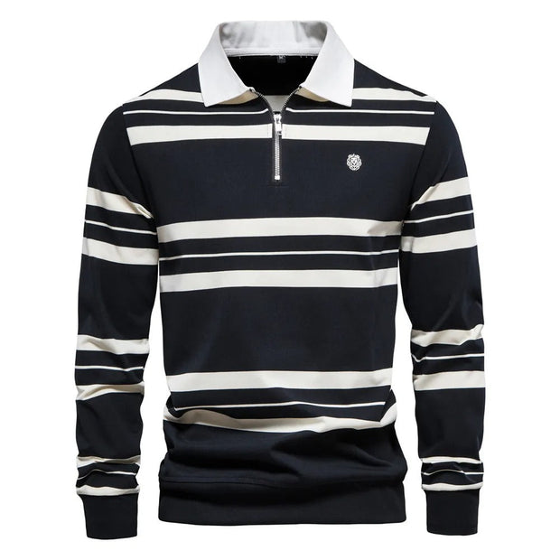 WW -  Gestreiftes langärmeliges Polo
