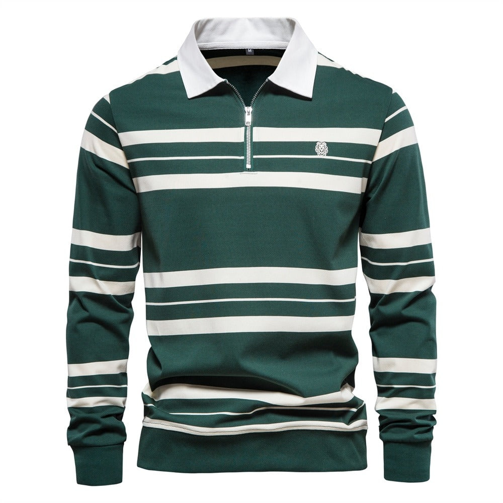 WW -  Gestreiftes langärmeliges Polo