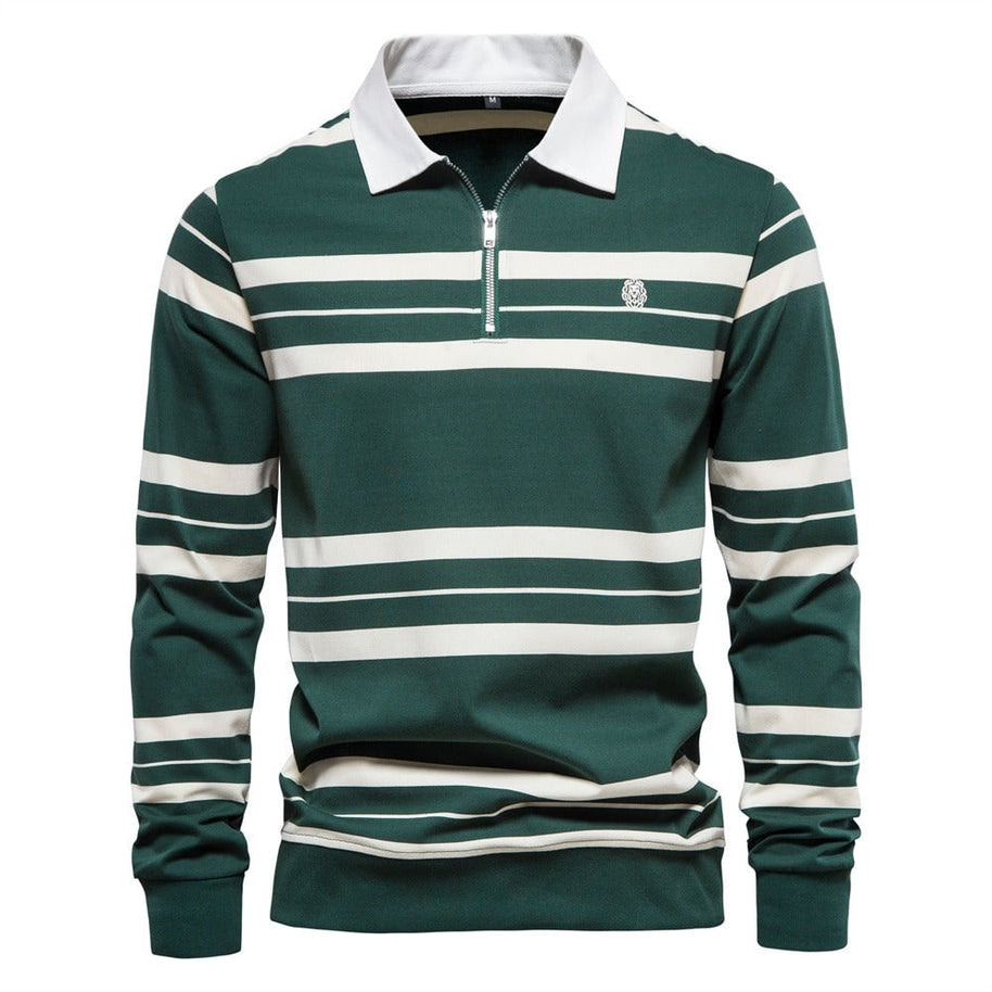 WW -  Gestreiftes langärmeliges Polo