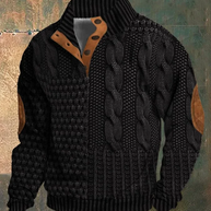 WW | Herren Retro Kaschmir Rollkragenpullover Mit Hohem Kragen