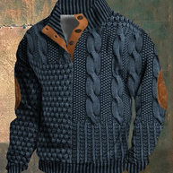 WW | Herren Retro Kaschmir Rollkragenpullover Mit Hohem Kragen