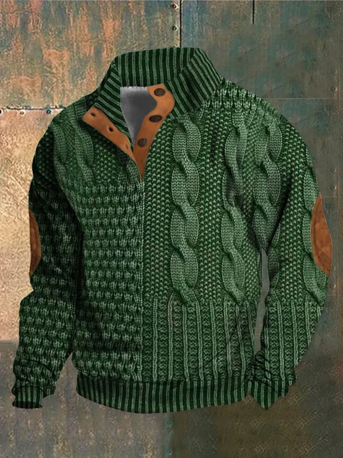 W&W Mode | Herren Retro Kaschmir Rollkragenpullover Mit Hohem Kragen